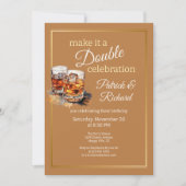 Maak er een Double Celebration Whiskey Glass van Kaart (Voorkant)