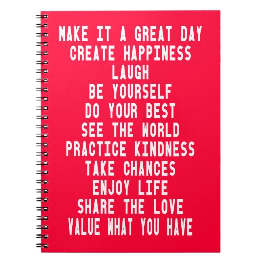 Maak er een geweldig vormgegeven vormgeving van do notitieboek (Voorkant)