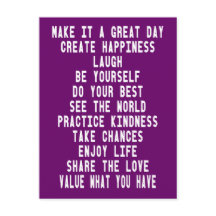 Maak er een geweldige dag grafisch Inspirerend quo