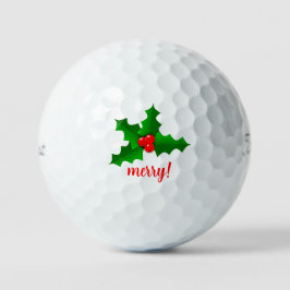 Maak er een vrolijk golf kerstbal van! golfballen