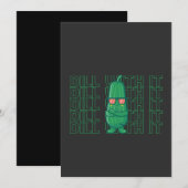 Maak Er Grapjes Over Fun Meme Augurk Zonnebril Int Kaart (Voorkant / Achterkant)