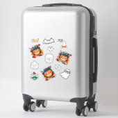 Maak er Halloween plezier van! Sticker (Koffer)
