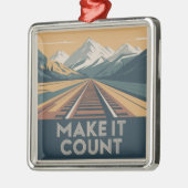 Maak Er Het Beste Van Metalen Ornament (Links)