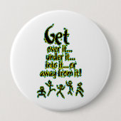 Maak er klaar mee ronde button 4,0 cm (Voorkant)
