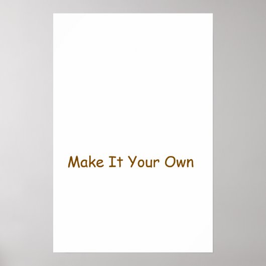 Maak er uw eigen 40x60cm poster (Voorkant)