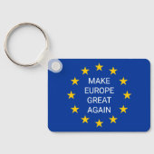 Maak Europa Groot Weer EU vlag sleutelhanger cadea (Achterkant)