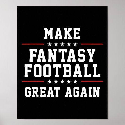 Maak Fantasy Football weer geweldig Poster (Voorkant)