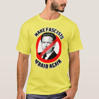 Maak fascist weer bang t-shirt