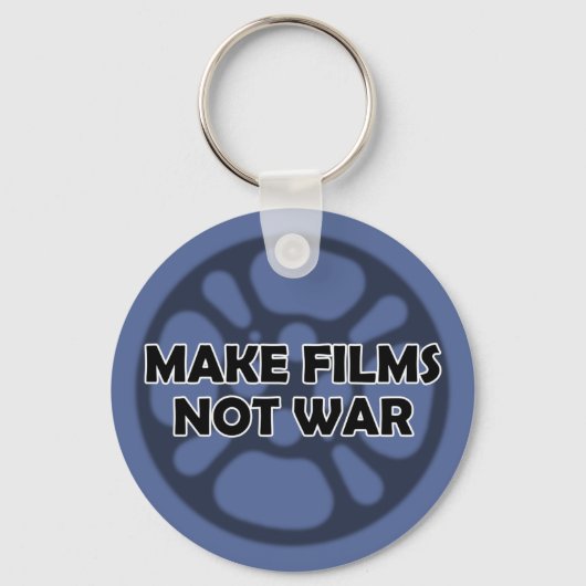Maak Films Niet Oorlog Sleutelhanger (Voorkant)