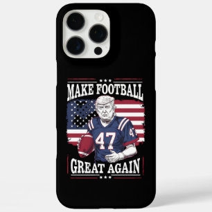 Maak Football weer geweldig Amerikaanse vlag Trum iPhone 16 Pro Max Hoesje