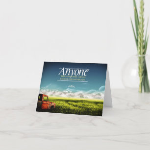 "Maak fouten" Inspirerend quote Bedankkaart