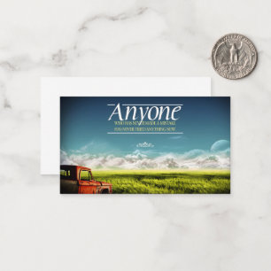 "Maak fouten" Inspirerend quote Notitiekaartje