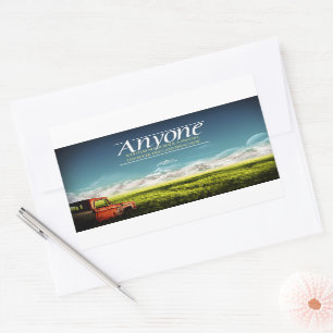 "Maak fouten" Inspirerend quote Rechthoekige Sticker