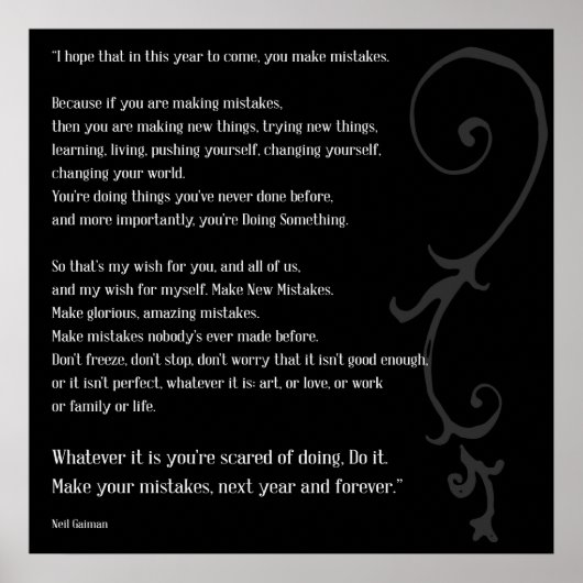 Maak fouten poster (Voorkant)