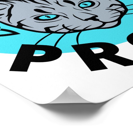 Maak Freya Proud Poster (Light Cat Edition) (Hoek)