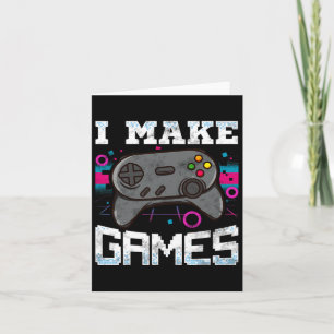 Maak games voor videogame ontwikkelaar cadeau kaart
