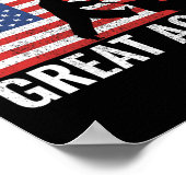 Maak gazons weer geweldig grappig Amerikaanse gras Poster (Hoek)