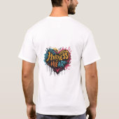 Maak gebruik van het hart t-shirt (Achterkant)