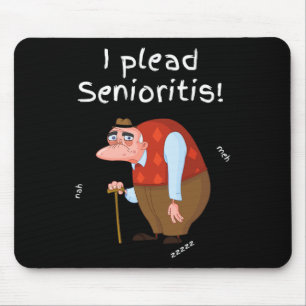 Maak gebruik van Senioristis. Oude Senior Man Vrou Muismat