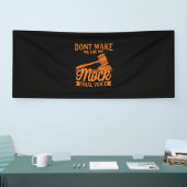 Maak geen advocaat Mijn proefstem van het Mock geb Spandoek (Beurs)