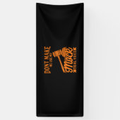 Maak geen advocaat Mijn proefstem van het Mock geb Spandoek (Verticaal)