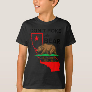 Maak geen gebruik van het Beer California Republic T-shirt