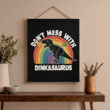 Maak geen grappen met Dinkasaurus Pickleball