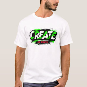 Maak geen grenzen giftige groene stedelijke camouf t-shirt