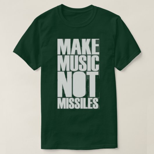 MAAK GEEN MUZIEK T-SHIRT (Design voorkant)
