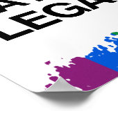 MAAK GEEN RECHTSPRAAK POSTER (Hoek)