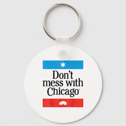 Maak geen ruzie met Chicago Sleutelhanger (Voorkant)