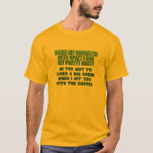 Maak geen scène t-shirt (Voorkant)