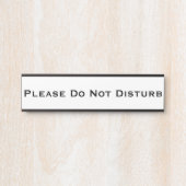 Maak geen verwisselbaar Bord deurbord los Deurbordje (Voorkant)