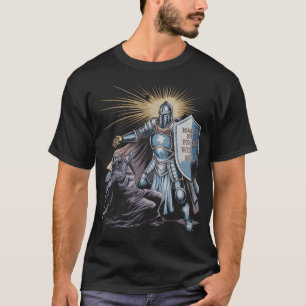 Maak Geen Vrede Met Boze Aartsengel Michaël Jezus T-shirt