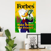 Maak geld niet-vrienden poster (Thuiskantoor)