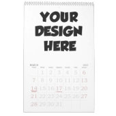 Maak gepersonaliseerde kalender - Gratis kalender (Mar 2027)