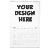 Maak gepersonaliseerde kalender - Gratis kalender (Mar 2026)