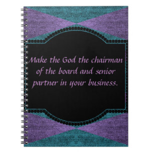 Maak God de Senior Partner Notitieboek