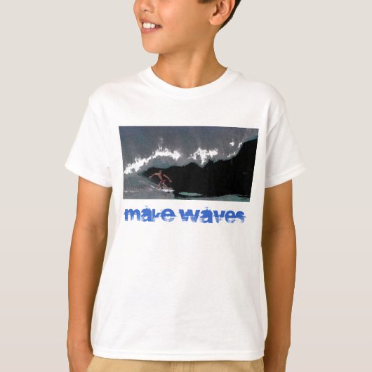 Maak Golfpijplijnbakken T-Shirt (Voorkant)