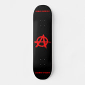 Maak Golven Anarchist Skateboard (Voorkant)