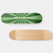 Maak Golven Groene Vortex Skateboard (Horizontaal)