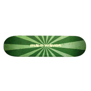 Maak Golven Groene Vortex Skateboard
