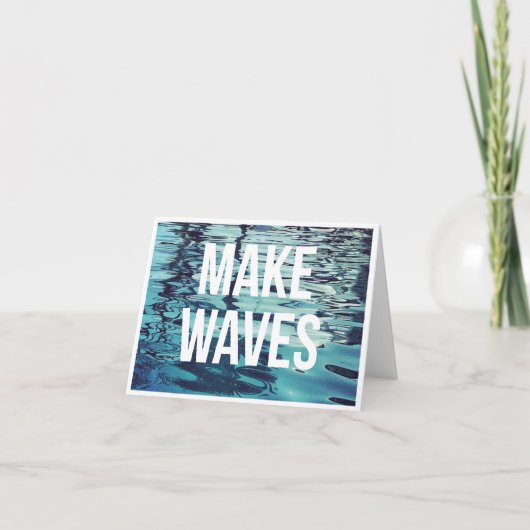 Maak golven leeg Nota Kaart (Voorkant)