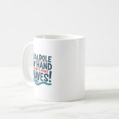 Maak golven met stijl koffiemok (Voorkant links)