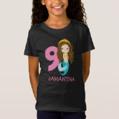 Maak golven op je 9e verjaardag! t-shirt (Voorkant)