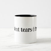 Maak grappen over je leerlingen,^ tweekleurige koffiemok (Center)