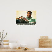 Maak Grief in kracht! Chinese CCP Propaganda Poster (Keuken)