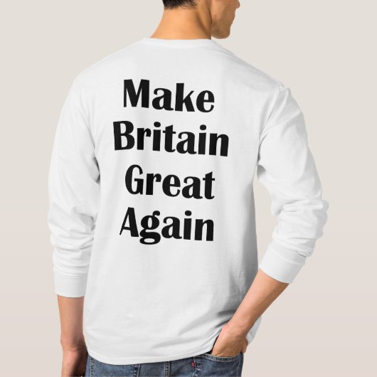 Maak Groot-Brittannië opnieuw een T-shirt (Achterkant)