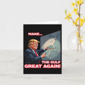 Maak Gulf Great weer grappig Trump welkom in Ameri Kaart (Gele Bloem)
