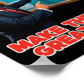 Maak Gulf Great weer grappig Trump welkom in Ameri Poster (Hoek)